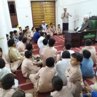 الموجه العام لأربطة التربية الإسلامية في زيارة لحلقات جيل السلامة برباط الإمام المهاجر